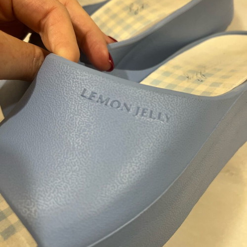 Lemon Jelly slippers used, very light, blue, size 40