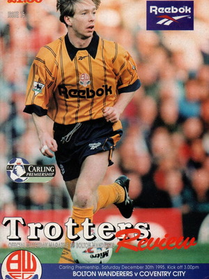 Συλλεκτικό πρόγραμμα Premier League: Bolton Wanderers vs Coventry City 1995
