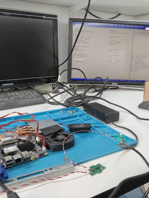 Mini PC used with 12V PSU and peripherals