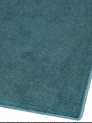 Petrol carpet 220x220 cm like new, polyester, washable