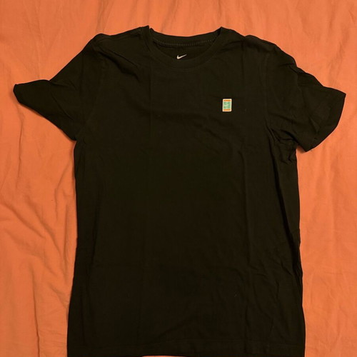 Nike men's t-shirt black cotton like new, size L