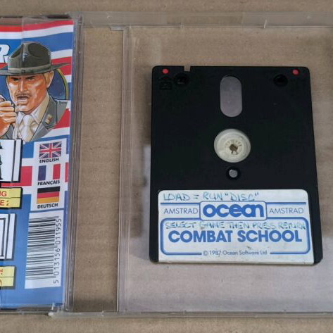 Combat School (Ocean) Amstrad Disk used