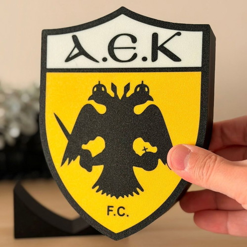 3D Printed Stand AEK Sign 18x17cm