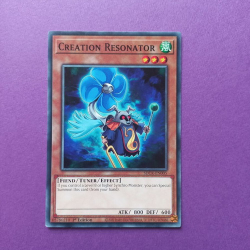 Creation Resonator (1st Edition) Yu-Gi-Oh! Card like new