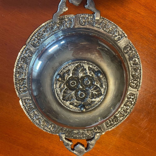 Silver-plated silver vessel like new, traditional Ioannina art