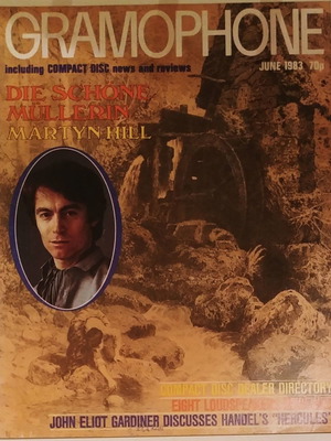 Gramophone Ιουνίου 1983 συλλεκτικό, Die Schone Mullerın Martyn Hill