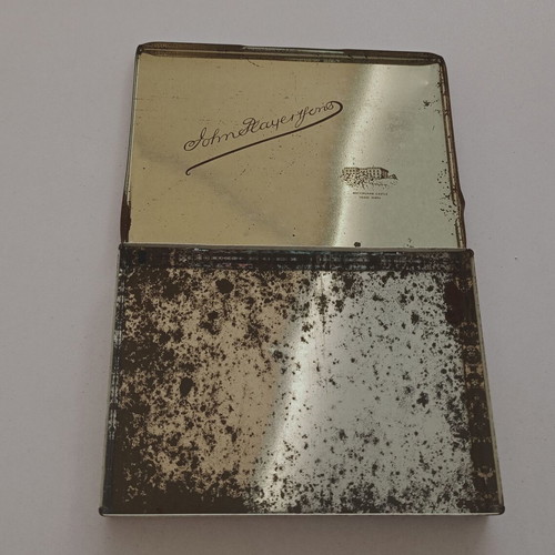 Player's No 3 Cigarette Tin Box used, England