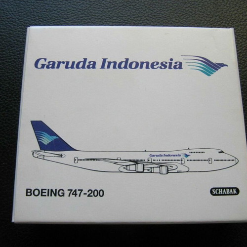Garuda Indonesia Schabak Boeing B 747-200 1/600 Die Cast Model new