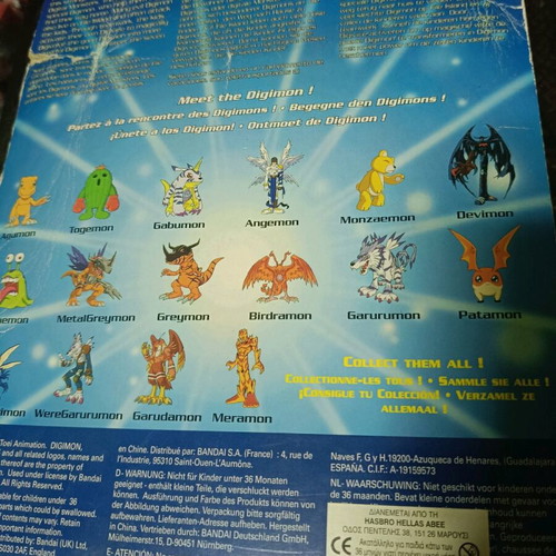 Mini Action Figure Digital Digimon Monster Serie 4 IV collectible, sealed