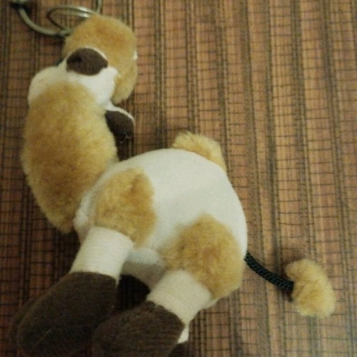 Set of 4 collectible animal keychains like new