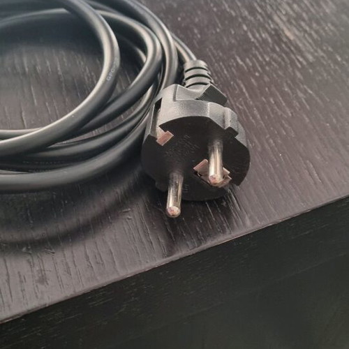Power supply cables for PC new, black 0.75mm, set of 2