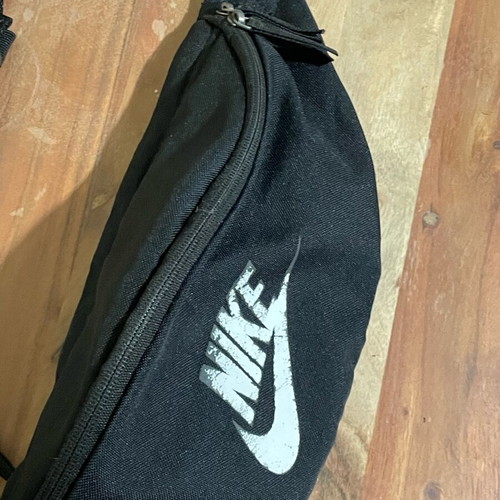 Nike waist bag used, black with adjustable strap