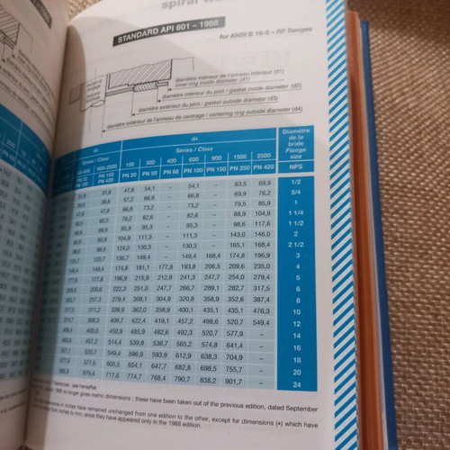 Piping Equipment book used, English-French