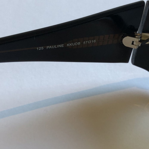 OXYDO Pauline sunglasses like new, shiny black with grey metallic