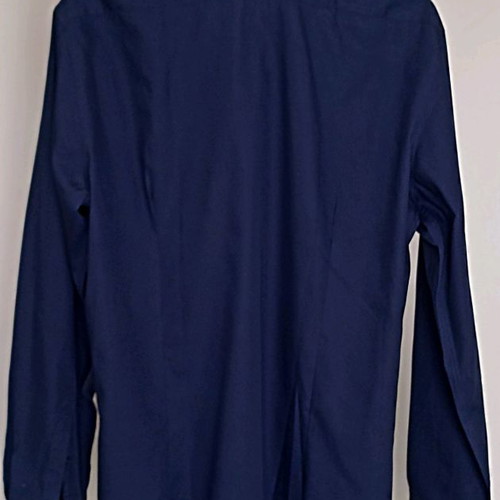 Berto Lucci men's shirt M used, blue, 100% cotton
