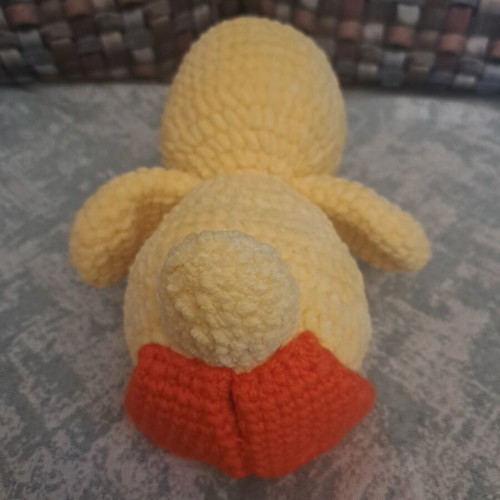 Handmade cute duck plush toy