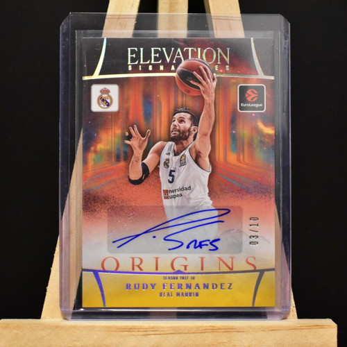 Rudy Fernandez Elevation Signatures /10 Panini Origins Euroleague card