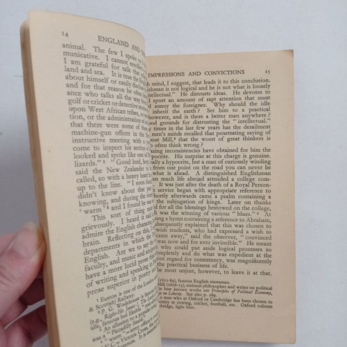 England and the English βιβλίο μεταχειρισμένο, C.E. Eckersley, 1945