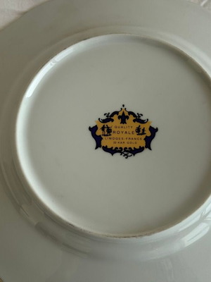 Decorative plate used, diameter 24.5cm