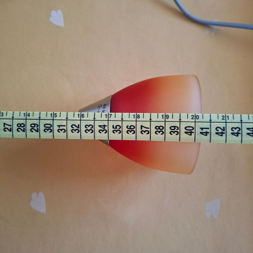 Table lamp like new with gradient glass lighting