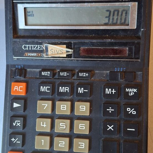 Citizen calculator, authentic, made in Japan