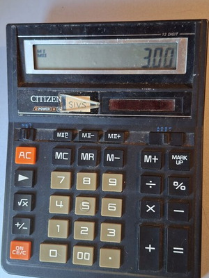 Citizen calculator, authentic, made in Japan