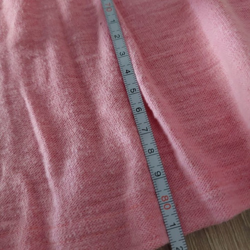 ZARAKNIT Pink Sleeveless Top Medium Used With Collar And Buttons
