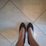 Paco Gil black suede pumps size 39 new with spare heels and case