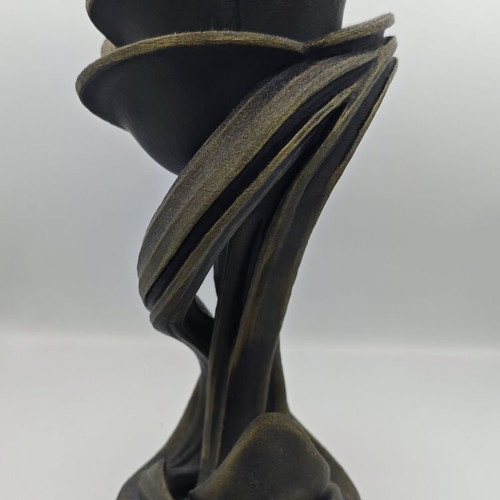 3D Printed Gothic Rose new decorative eternal rose 23cm