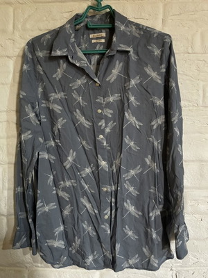 Barbour shirt gray like new, sizes M and L