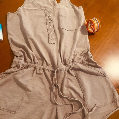Jumpsuit Bobbi sand color, 100% cotton, like new, size M