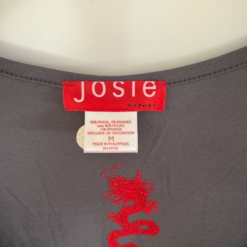 Josie M Grey Nightdress Above Knee New