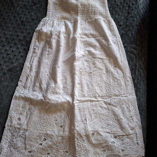 White Kipour Dress size S like new