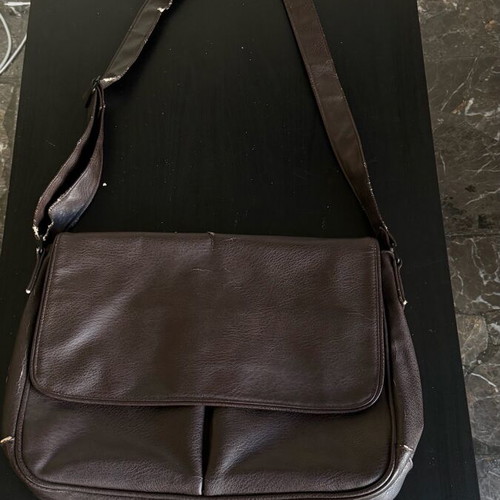 Next messenger bag used, brown, crossbody