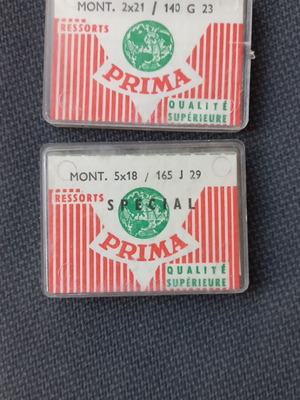 Prima watch spare parts set of 8 new