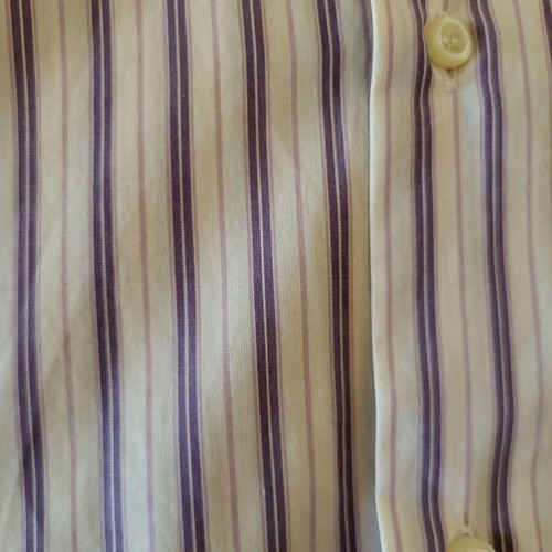 The Bostonians shirt used, size L, white and purple