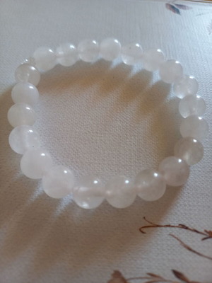 White bracelet new with beads