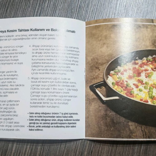 Recipe booklet in Turkish new, Lava