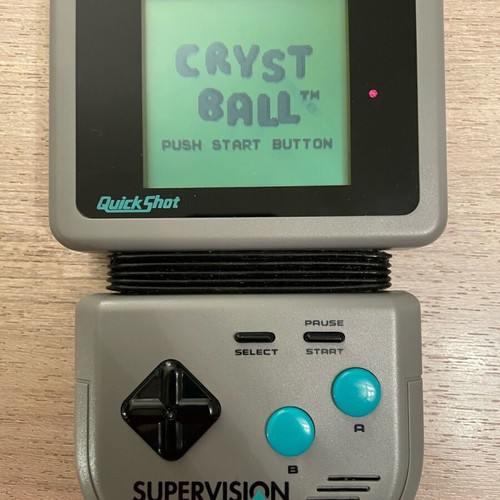 Watara Supervision handheld console like new with CrystalBall game