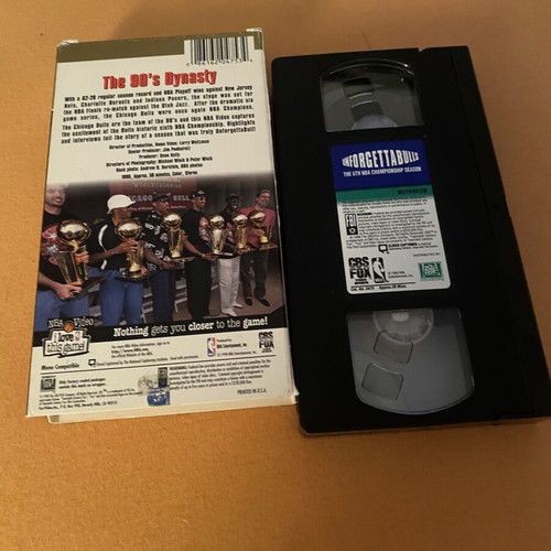 Unforgettabulls 6th NBA Championship Season Chicago Bulls VHS like new