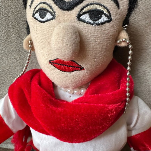 Frida Kahlo Little Thinkers fabric doll like new