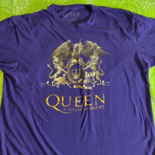 Queen Fashion tour t-shirt, purple, XL