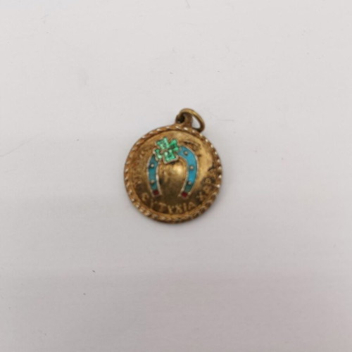 Silver New Year charm used from 1962