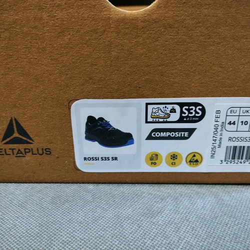 DeltaPlus Rossi S3S SR work shoes new, size 44, black