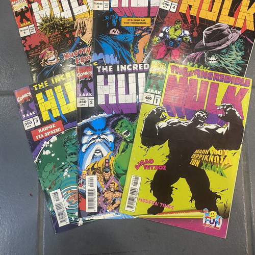 The Incredible Hulk Comics Issues 1 to 6 like new