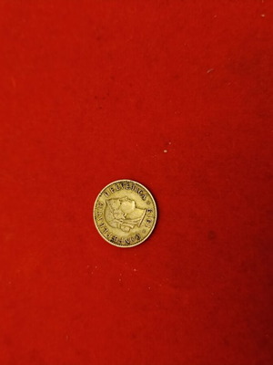 Swiss 5 Rappen Coin 1919 used, Helvetia