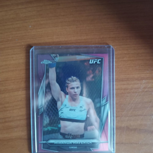 Topps UFC Chrome 2026 Miranda Maverick Purple Parallel card like new