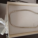 925 silver solid snake chain necklace