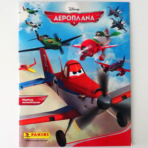Panini Planes sticker album used, 100% complete