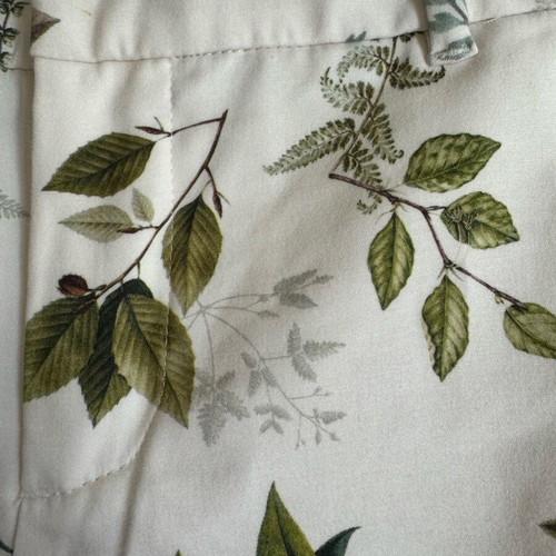 Mango floral cotton pants